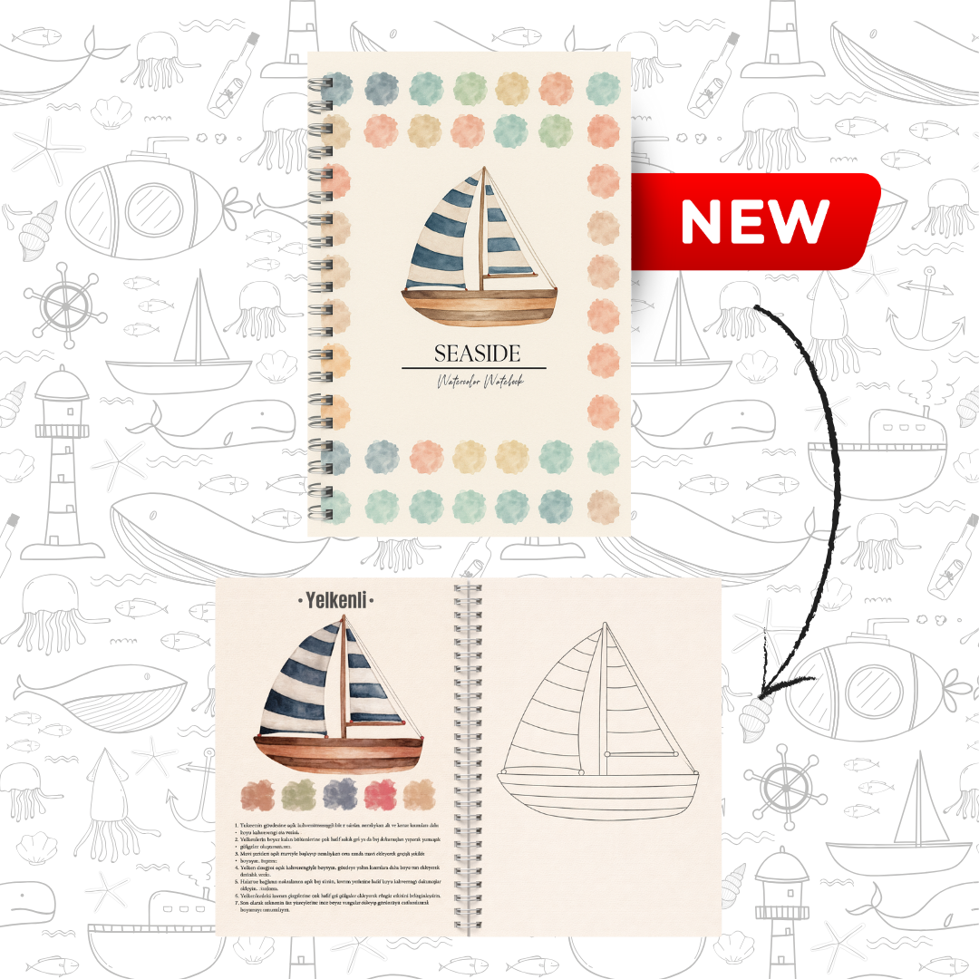 Rehberli Sulu Boya Boyama Kitapları